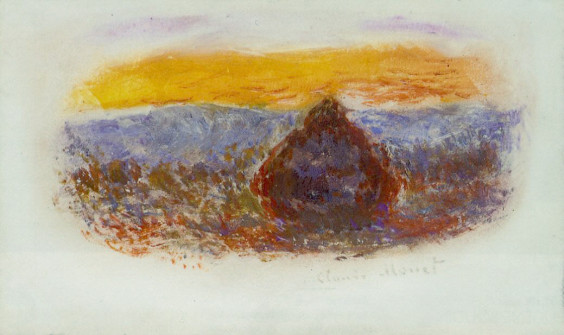 Claude Monet, Grainstack at Sunset, 1908