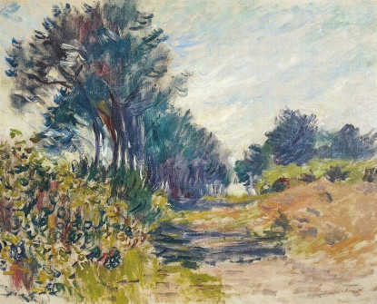 Claude Monet, Pine Trees at Varengeville, 1882