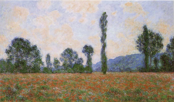 Claude Monet, Poppy Field, 1890