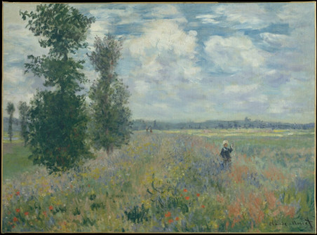 Claude Monet, Poppy Field, Argenteuil, 1875