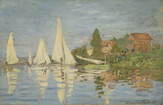 Claude Monet, Regatta at Argenteuil, 1872