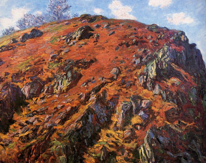 Claude Monet, Study of Rocks; Creuse, 1889
