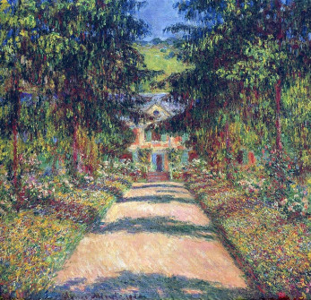 Claude Monet, The Main Path at Giverny, 1900