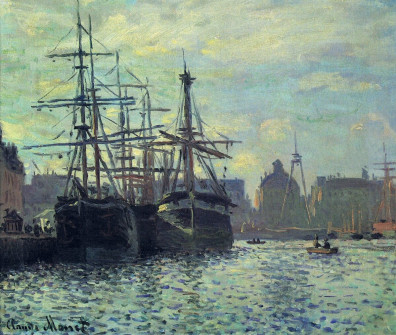 Claude Monet, The Trade Basin, Le Havre, 1874