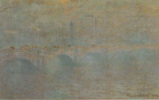 Claude Monet, Waterloo Bridge, Fog, 1903