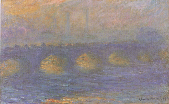 Claude Monet, Waterloo Bridge, Overcast, 1899-1901