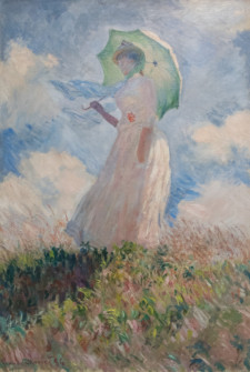 Claude Monet, Woman With a Parasol (Also Known as Study of a Figure Outdoors (Facing Left)), 1886