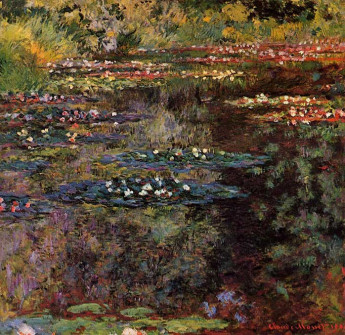 10. Claude Monet, Water Lilies, 1904