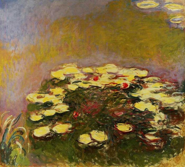 37. Claude Monet, Water Lilies (3), 1914-1917