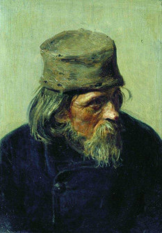 Ilya Repin, Seller Of Student Works At The Academy Of Arts, 1870
