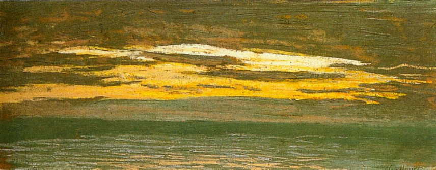 Claude Monet, Over the Sea, 1864