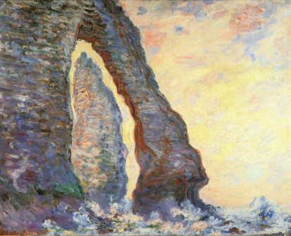 Claude Monet, The Rock Needle, The View Through the Porte D Amont, 1885