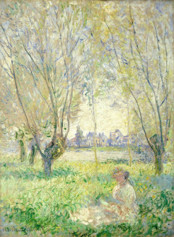 Claude Monet, Woman Seated Under the Willows, 1880