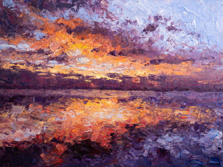 Dan Scott, Dramatic Sunrise, Caloundra, 2020