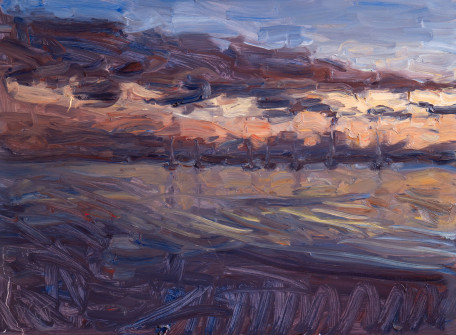 Dan Scott, Sunset Study, Fraser Island, 2021