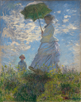 Claude Monet, Claude Monet - Woman with a Parasol - Madame Monet and Her Son