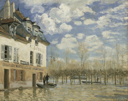 Alfred Sisley, Flood at Port-Marly, 1876