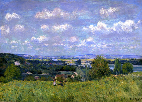 Alfred Sisley, Landscape on the Banks of the Seine, 1875