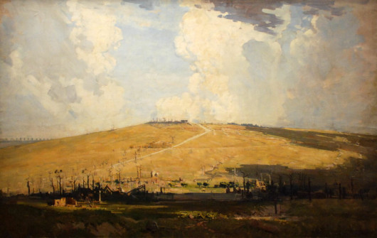 Arthur Streeton, Mount St Quentin, 1918