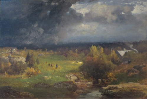 George Inness, Close of a Stormy Day, C. 1881-82