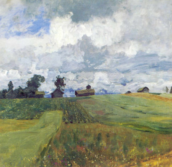 Isaac Levitan, A Stormy Day, 1897