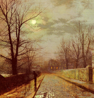 John Atkinson Grimshaw, Lane in Cheshire
