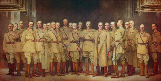 John Singer Sargent, General Officers of World War I, 1922