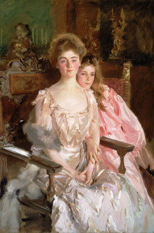 John Singer Sargent, Mrs. Fiske Warren (Gretchen Osgood) And Her Daughter Rachel, 1903