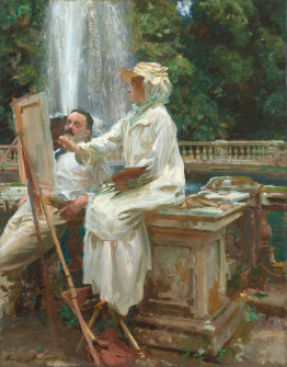 John Singer Sargent, The Fountain, Villa Torlonia, Frascati, Italy, 1907