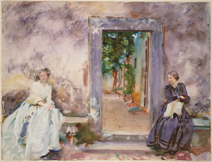 John Singer Sargent, The Garden Wall, 1910