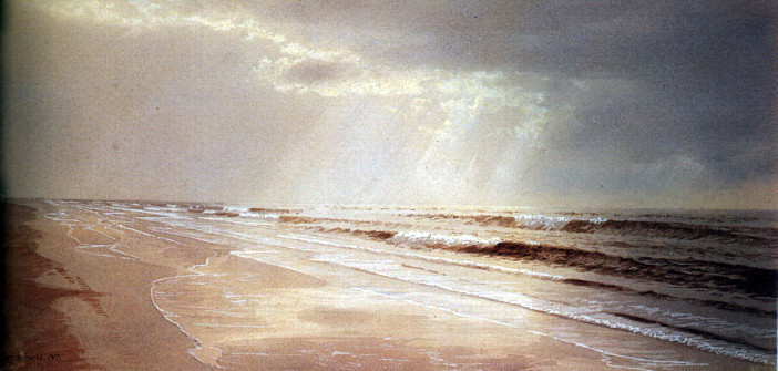 William Trost Richards, Sunset by the Sea