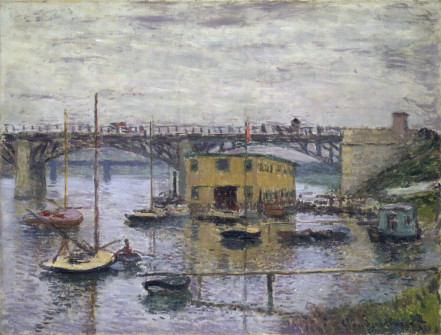 Claude Monet, Bridge at Argenteuil on a Gray Day, 1874
