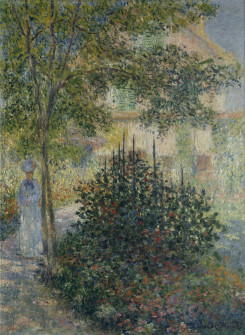 Claude Monet, Camille Monet in the Garden at the House in Argenteuil, 1876