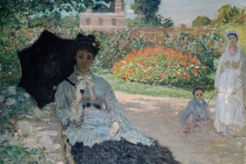 Claude Monet, Camille in the Garden With Jean and His Nanny, 1873
