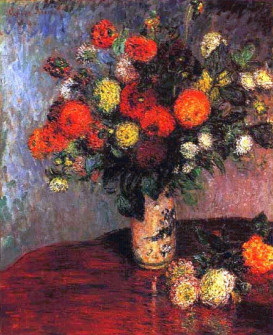 Claude Monet, Dahlias, 1880