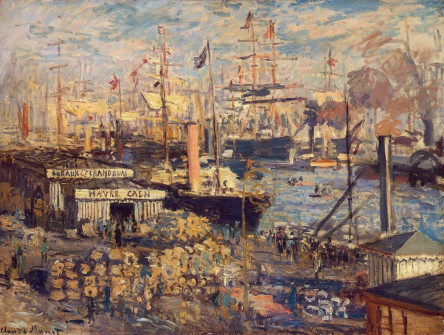 Claude Monet, Embankment in Le Havre, 1874