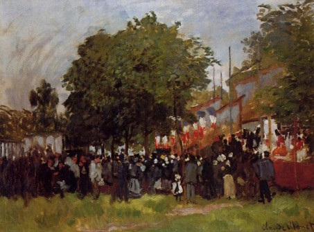 Claude Monet, Fete at Argenteuil, 1872