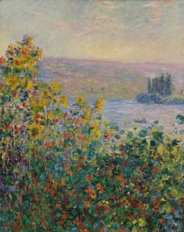 Claude Monet, Flowers at Vetheuil, 1881