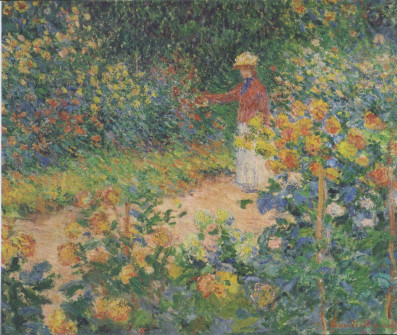 Claude Monet, Garden at Giverny, 1895