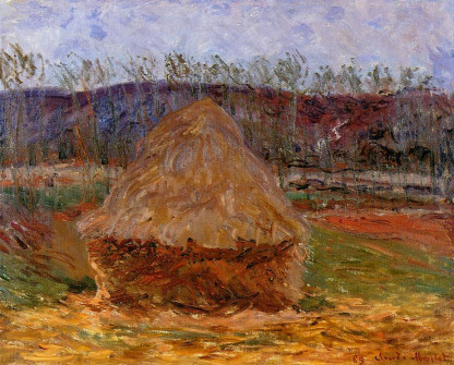Claude Monet, Grainstack at Giverny, 1889
