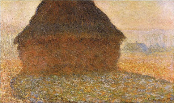 Claude Monet, Grainstack in Sunshine, 1891