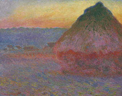 Claude Monet, Grainstack in the Sunshine, 1891