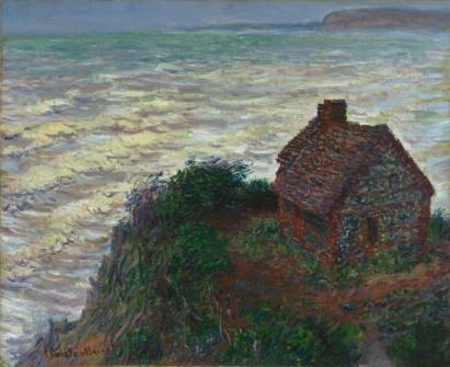 Claude Monet, House of the Customs Officer, Varengeville, 1882