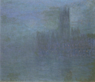 Claude Monet, Houses of Parliament, Evening, 1900-01