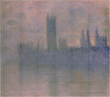 Claude Monet, Houses of Parliament, London, Symphony in Rose, 1900-01
