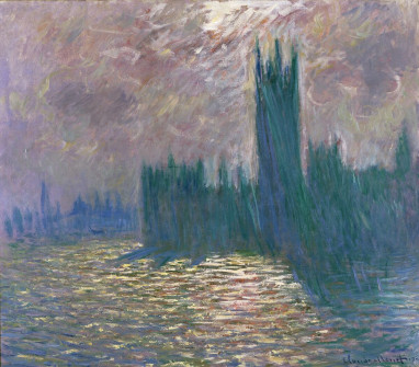 Claude Monet, Houses of Parliament, Reflection of the Thames, 1905