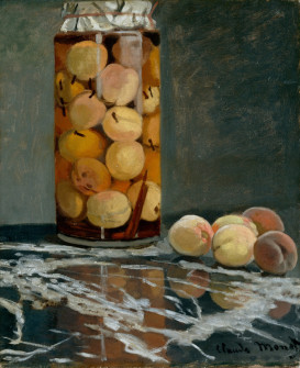 Claude Monet, Jar of Peaches, 1866