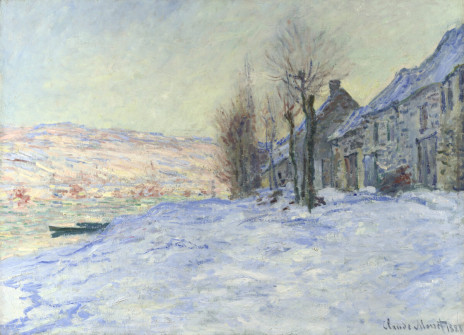Claude Monet, Lavacourt, Sun and Snow, 1879