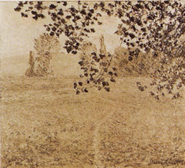 Claude Monet, Morning Landscape, Giverny, 1888