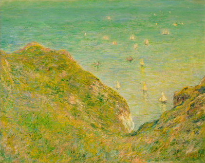 Claude Monet, On the Cliff at Pourville Clear Weather, 1882